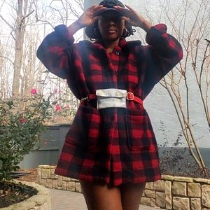 Buffalo Plaid Sherpa Jacket